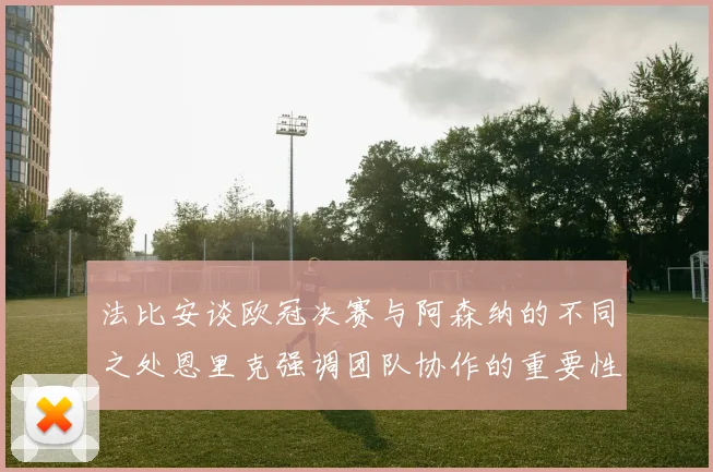 法比安谈欧冠决赛与阿森纳的不同之处恩里克强调团队协作的重要性